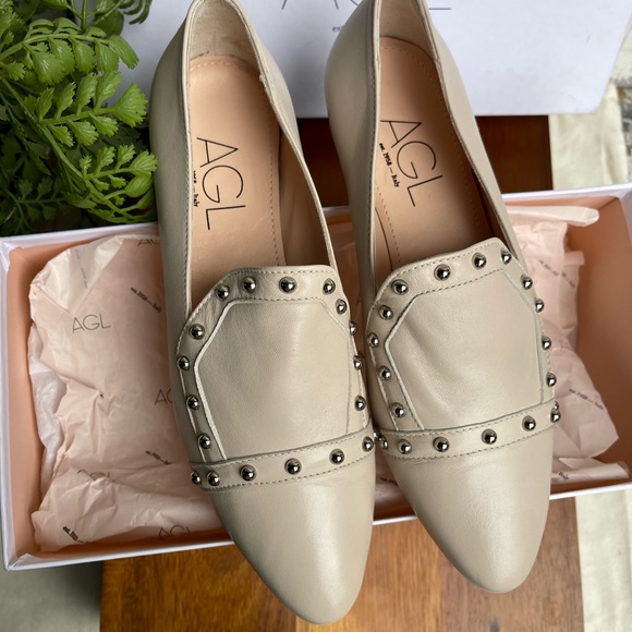 Agl | Shoes | Agl Studded Loafers Brand 